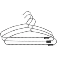   Brabantia Soft Touch ruhaakasztó vállfák, 3db-os szett, acél, csúszásmentes szövetbevonattal, fekete/fehér - 149269