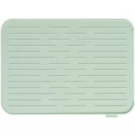   Brabantia SinkSide Silicone Dish Drying Mat edényszárító, csepegtető szőnyeg, csúszásmentes, bordázott felület, 325x438mm, szilikon, jáde zöld - 203329