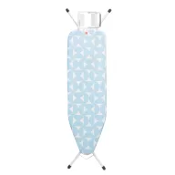   Brabantia Steam Iron Rest vasalódeszka 1240x380mm - B méret, kinyitható vasalótámasz, D=22mm fehér váz, friss fuvallat huzat - 218767