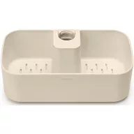   Brabantia ReNew Shower Caddy zuhanytartó rúdra szerelhető zuhanypolc, tusfürdő tartó kosár, műanyag, világos bézs - 223464