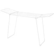  Brabantia HangOn Drying Rack Too ruhaszárító állvány, 22m szárítási hossz, integrált akasztó sín, 20kg teherbírás, összecsukható, acél, fehér - 232466