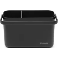   Brabantia SinkSide Cleaning Caddy konyhai szervező, fogantyúval, mozgatható belső elválasztóval, kivehető csepptálca, csúszásmentes, sötétszürke - 233302