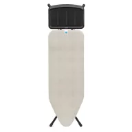   Brabantia Solid Steam Unit Holder vasalódeszka 1240x450mm - C méret, fix vasalótálca gőzállomásokhoz, D=22mm fekete váz, farmer szürke huzat - 236143