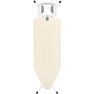   Brabantia Solid Steam Iron Rest vasalódeszka 1240x450mm - C méret, fix vasalótámasz, D=22mm fehér váz, ekrü huzat - 238840