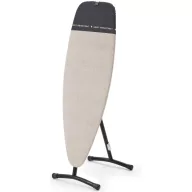   Brabantia Steam & Ironing Board HRPZ vasalódeszka, gőzölő állvánnyá alakítható 1350x450mm - D méret, hőálló pihentető zóna, D=35mm fekete váz, farmer szürke huzat - 241406
