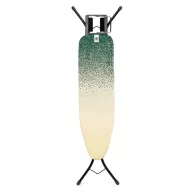   Brabantia Steam Iron Rest vasalódeszka 1100x300mm - A méret, kinyitható vasalótámasz, D=22mm fekete váz, újhajnal huzat - 242069