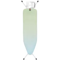   Brabantia Steam Iron Rest vasalódeszka 1240x380mm - B méret, kinyitható vasalótámasz, D=22mm fehér váz, megnyugtató tenger huzat - 243349