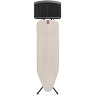   Brabantia Solid Steam Unit Holder vasalódeszka 1240x380mm - B méret, fix vasalótálca gőzállomásokhoz, D=22mm fekete váz, farmer szürke huzat - 243547