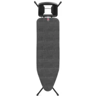   Brabantia Solid Steam Iron Rest vasalódeszka 1240x380mm - B méret, fix vasalótámasz, D=22mm fekete váz, farmer fekete huzat - 249242