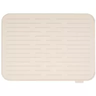   Brabantia SinkSide Silicone Dish Drying Mat edényszárító, csepegtető szőnyeg, csúszásmentes, bordázott felület, 325x438mm, szilikon, világos bézs - 252044