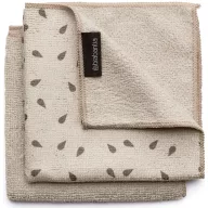  Brabantia SinkSide Microfibre Dish Cloths mikroszálas tisztítókendő, 2 db-os szett, világos bézs, 300x300 mm - 252068