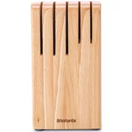   Brabantia Profile Slice & Dice konyhai késtartó blokk 5 kés számára, bükkfa - 260469