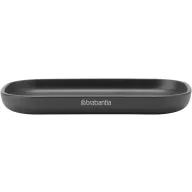   Brabantia ReNew szappantartó csúszásmentes talppal, bordázott tálcával, mely szárazon tartja a szappant, műanyag, sötétszürke - 280207