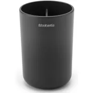   Brabantia ReNew fogkefetartó, elválasztó betéttel, csepptálcával, csúszásmentes talppal, H=110mm, műanyag, sötétszürke - 280283