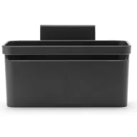   Brabantia SinkSide In-sink Organiser mosogatómedencébe rögzíthető mosogatószervező tapadókorongokkal, műanyag, sötétszürke, 127x171x106mm - 302466