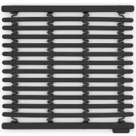  Brabantia SinkSide Sink Mat kinyújtható mosogatórács, csúszásmentes tapadókorongokkal rögzíthető, hőálló, szilikon, sötétszürke - 302589