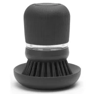   Brabantia SinkSide Soap Dispensing Dish Brush kézi mosogatókefe 100ml mosogatószer adagoló tartállyal, sötétszürke - 302626