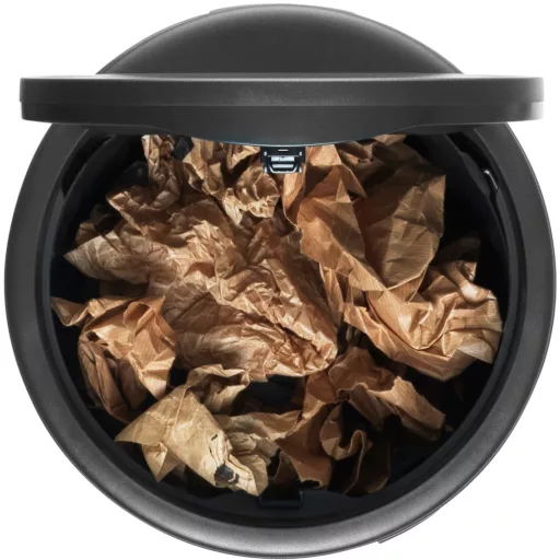 Brabantia Touch Bin New Soft-Touch nyomófedeles hulladékgyűjtő belső tartállyal, kerek, 30L - G méret, acél, aranyfényű - 304507