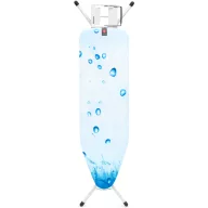   Brabantia Steam Iron Rest vasalódeszka 1240x380mm - B méret, kinyitható vasalótámasz, D=22mm fehér váz, jeges víz huzat - 310102
