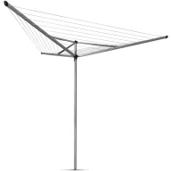   Brabantia Rotary Essential kerti ruhaszárító állvány 30m, 3 ágú, UV-álló, D=35mm, betonalapba rögzítendő műanyag konzollal, metál szürke - 310645