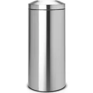   Brabantia Flame Guard önoltó papírkosár hulladékbedobó nyílással, fém kosárral, 30L, r.m. acél, selyem - 378621