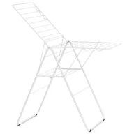   Brabantia HangOn Drying Rack ruhaszárító állvány, 20m szárítási hossz, 6db ruhaakasztó kampó, 12kg teherbírás, összecsukható, acél, fehér - 403385
