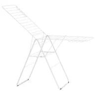   Brabantia HangOn Drying Rack ruhaszárító állvány, 25m szárítási hossz, 8db ruhaakasztó kampó, 12kg teherbírás, összecsukható, acél, fehér - 403446