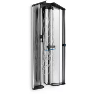   Brabantia Protective Storage Box zárható acél kabinet Wallfix Dryer fali rögzítésű, összecsukható kültéri ruhaszárítóhoz, időjárásálló, metál szürke - 475900