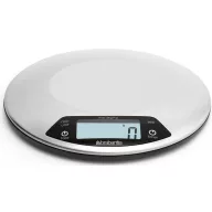   Brabantia Profile digitális konyhai mérleg időzítővel, 5kg teherbírás, 1g pontosság, megvilágított LCD kijelző, elemes, r.m. acél, selyem matt - 480560