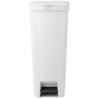   Brabantia StepUp pedálos kuka hulladéktípus jelölő ablakkal, lecsapódásgátló fedél, 40L - L méret, 91% újrahasznosított műanyag, világosszürke - 800009