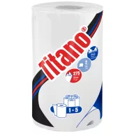   TITANO konyhai papírtörlő jó nedvszívó hatással, nem szöszöl, 2 rétegű, 100% cellulóz, hófehér, 66m/tekercs, 12tekercs/zsugor