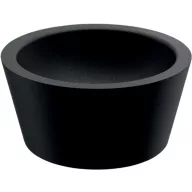   DELABIE ALGUI pultra ültetett kézmosó kagyló, rozsdamentes acél, matt fekete Teflon, kerek forma, D=375mm, H=165mm