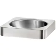   DELABIE QUADRA mosdópultba félig süllyesztett r.m. acél kézmosókagyló, selyem, 380x380mm