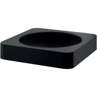   DELABIE QUADRA mosdópultba félig süllyesztett r.m. acél kézmosókagyló, matt fekete Teflon, 380x380mm