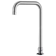  DELABIE hattyúnyakú lengő kifolyó kézmosóhoz, álló, 200 mm kinyúlással, 260 mm magas kifolyással