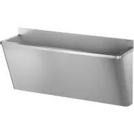   DELABIE sebészi bemosakodó vályú alacsony hátfallal, két állásos 1600mm, Hygiene+ dizájn, r.m. acél