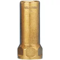   DELABIE vízütés csillapító, vízkalapács elnyelő r.m. acél rugóval, dugattyúval, max. 20 bar, H=98mm sárgaréz test, F1"