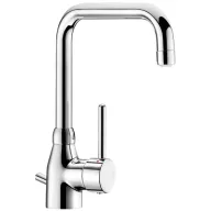   DELABIE Slimline álló mosogató csaptelep teli karral, BIOSAFE higiénikus kifolyóval, leeresztőszeleppel, H=200mm, L=150mm, 5L/p