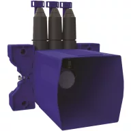   DELABIE beépített, vízzáró BOX mechanikus keverős zuhanycsapokhoz, falon belüli felszálló kevert víz ághoz, 10-120mm előtétfal, min. 83mm süllyesztés, kit 1/2