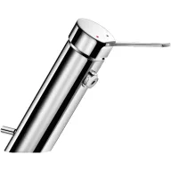   DELABIE BIOSAFE extra higiénikus mosdócsap L=110mm teli keverőkarral, kifolyó nélküli kialakítás, H-M víz, H=95mm, leeresztőszelep