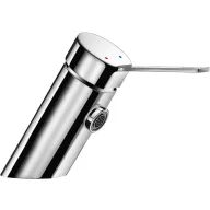   DELABIE BIOSAFE MINI extra higiénikus mosdócsap L=80mm teli keverőkarral, kifolyó nélküli kialakítás, H-M víz, H=50mm