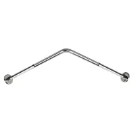   DELABIE sarok zuhanyfüggöny tartórúd, 1mm vastag, fényes r.m. acél cső, D=20mm/16mm, csavarva állítható száranként 700-900mm