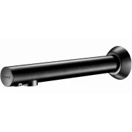   DELABIE BINOPTIC fali infracsap kevert vízre falon belüli vízcsatlakozással, 200mm kifolyási benyúlás, hálózati, matt fekete