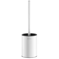  DELABIE fali WC-kefe alacsony házzal, biztonsági rögzítéssel, 1mm AISI304 r.m. acél, fehér