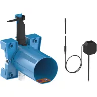   DELABIE vízzáró BOX, szerelődoboz és transzformátor TEMPOMATIC 4 beépített vandálbiztos automata piszoár öblítőszelephez, 10-120mm vastag falakra, hálózati, kit 1/2