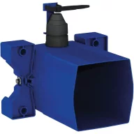   DELABIE vízzáró BOX, szerelődoboz és transzformátor TEMPOMATIC Dual Control beépített duális vezérlésű direkt WC-öblítőszelephez, 10-120mm vastag falakra, elemes, kit 1/2