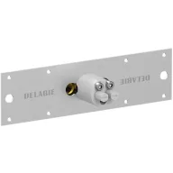   DELABIE rögzítőkonzol és transzformátor szett TEMPOMATIC MIX 4 fali, beépített vízcsatlakozású keverős csapokhoz, 0-35mm falakhoz, M1/2", 230V hálózati, kit 1/2