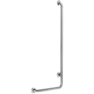   DELABIE fordított L-alakú kapaszkodó ArN biztonsági hegesztésű UltraSatin selyem r.m. acél cső D=32mm, 1150x450mm