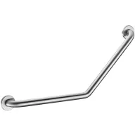   DELABIE 135°-ban hajlított kapaszkodó UltraSatin selyem, D=32mm, 400x400 mm