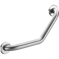  DELABIE 135°-ban hajlított kapaszkodó UltraSatin selyem, D=32mm, 220x220 mm